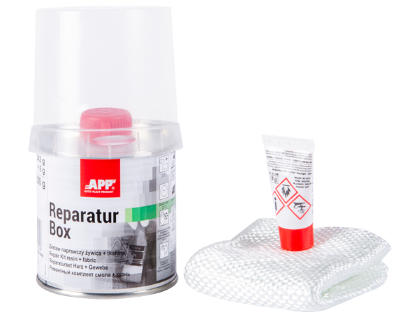 APP - Repair Kit resin + fabric Reparatur Box