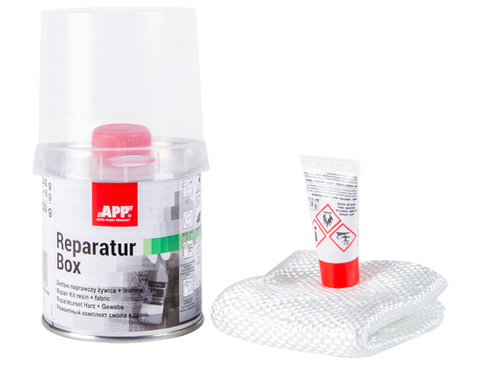 APP - Repair Kit resin + fabric Reparatur Box