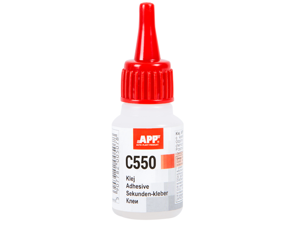 APP - Cyano-acrylic adhesive for rubber and plastic C550 20g