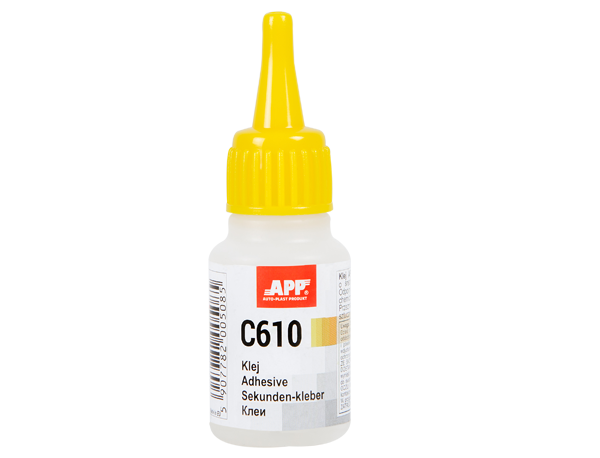 APP - Cyano-acrylic adhesive for rubber and plastic and metal C610