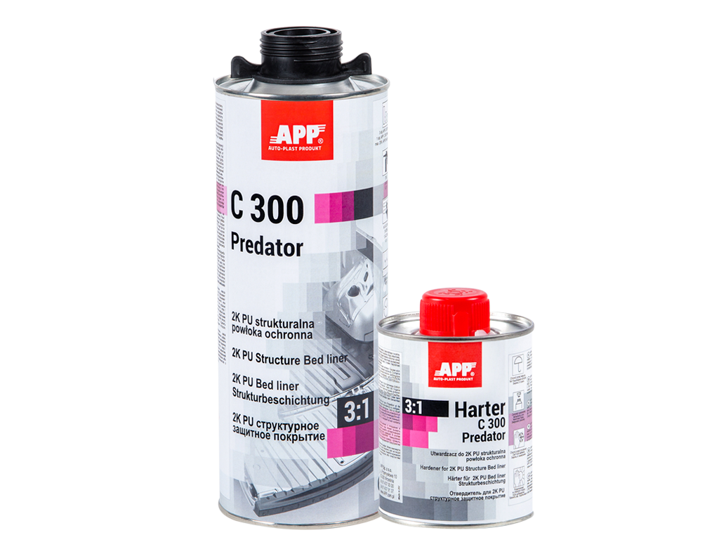 APP - Two-component polyurethane structure securing cover C300 Predator 3:1+Harter