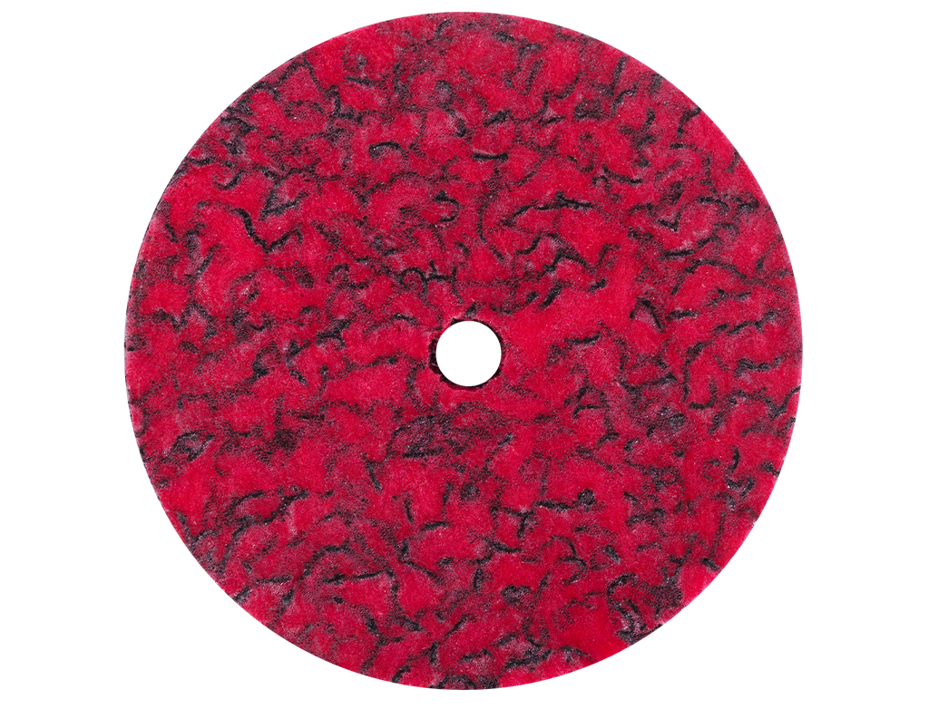 APP - Abrasive disc pressed red on arbor DS R