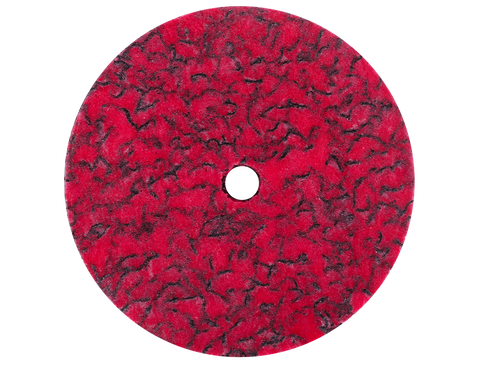 APP - Abrasive disc pressed red on arbor DS R