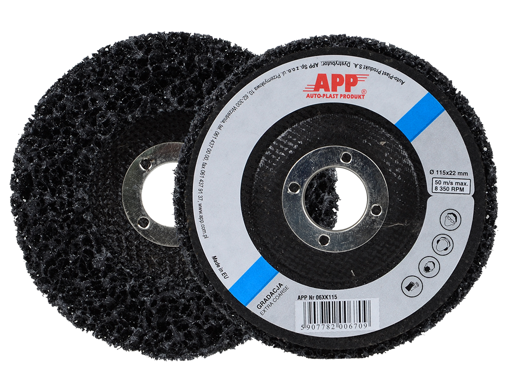 APP - Black abrasive disk for angle grinders DSK