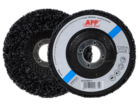 APP - Black abrasive disk for angle grinders DSK