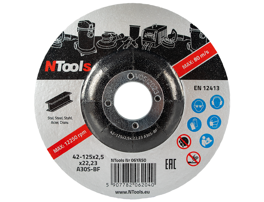 NTools - Cutting and grinding disc for steel SDCS