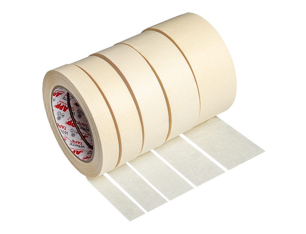 APP - Masking tape White Tape 110°C UV resistant