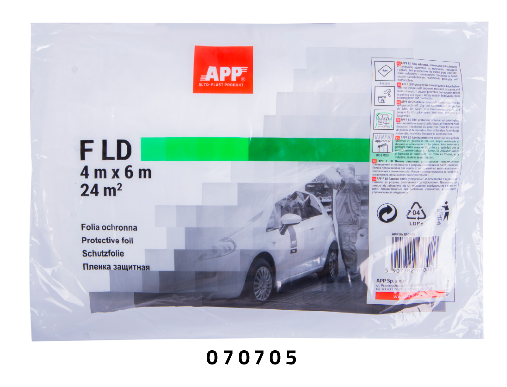 Protective film (4 micr.) APP F LD