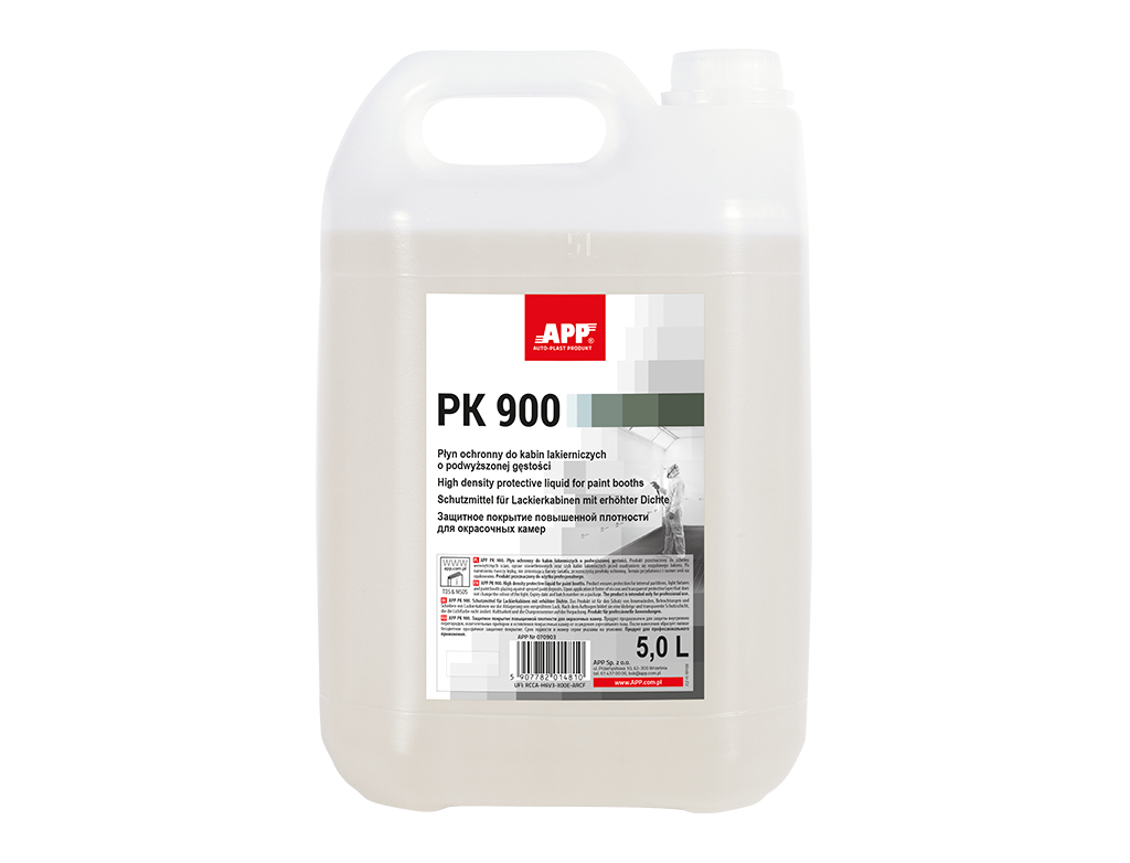APP - Protective liquid for paint booths with high density PK 900 Antidust
