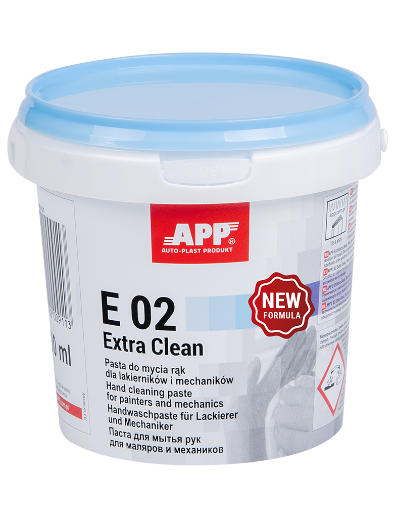 APP - Hand cleaning paste for painters and mechanics APP E 02 Extra Clean NF