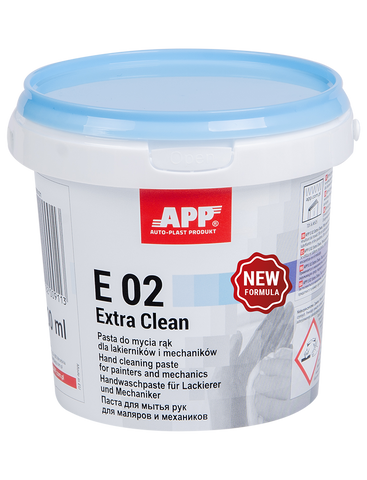 APP - Hand cleaning paste for painters and mechanics APP E 02 Extra Clean NF