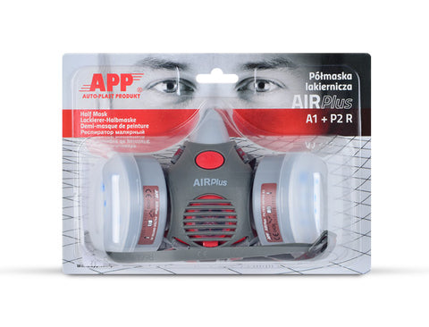 APP - Car body paint half-mask set AIR Plus A1+P2 R