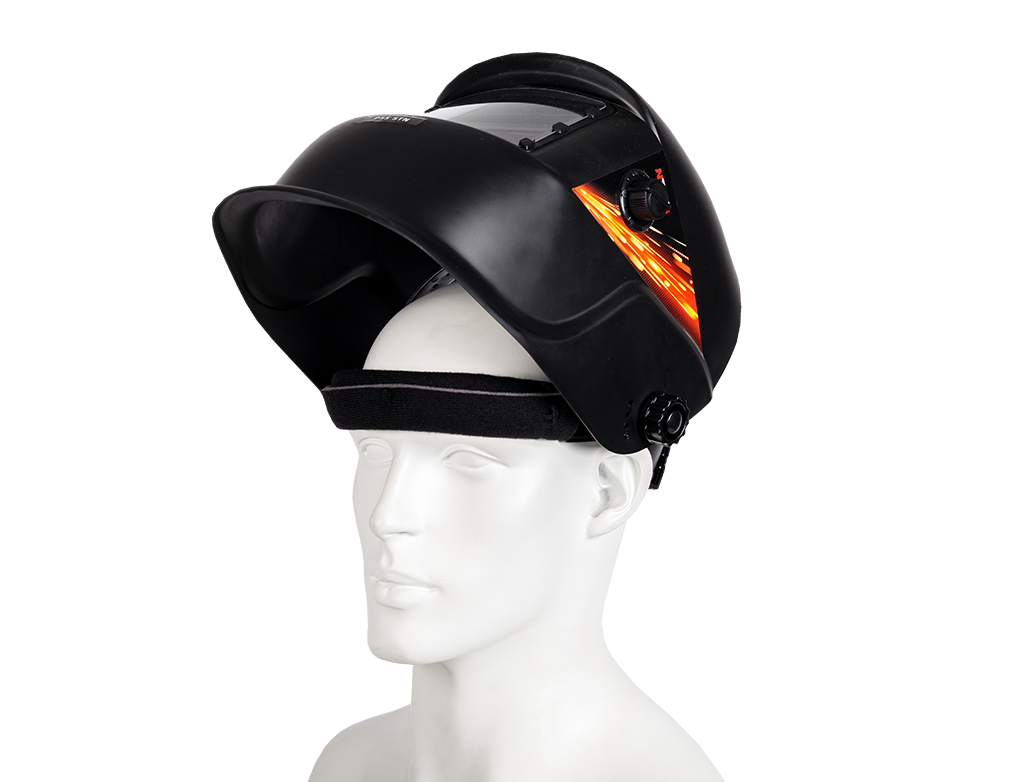 NTools - Darkening helmet with ABS for electric arc welding / optoelectronic / CE NTools PSS STN