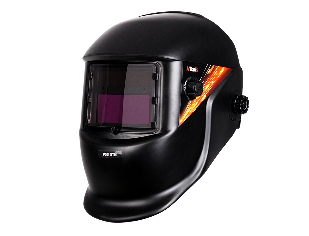 NTools - Darkening helmet with ABS for electric arc welding / optoelectronic / CE NTools PSS STN