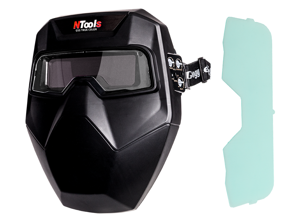 NTools - Auto-darkening welding goggles with face shield NTools GSS TRUE COLOR