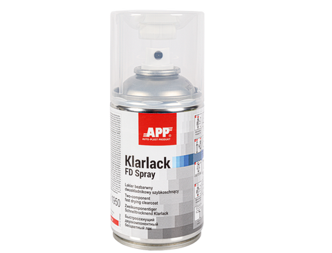 APP - Two-component acrylic clearcoat in spray Klarlack FD Spray