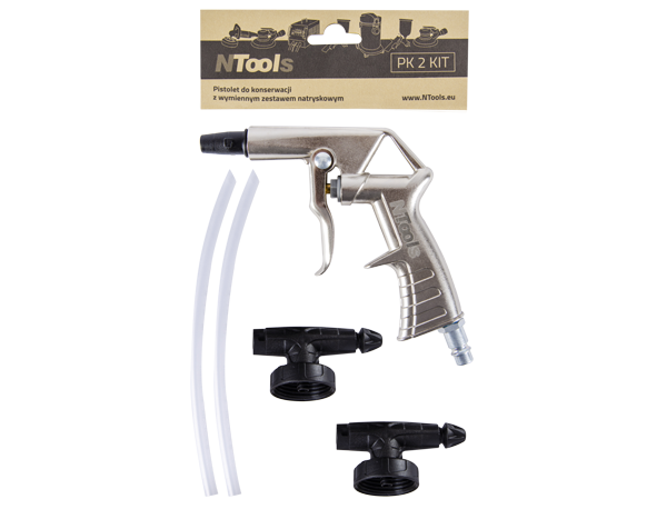 NTools - Spray gun for protective coating products with replaceable spray set PK 2 KIT