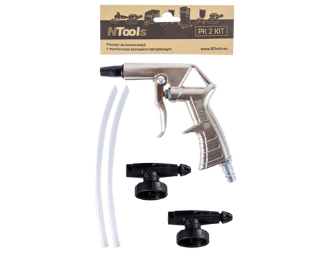 NTools - Spray gun for protective coating products with replaceable spray set PK 2 KIT