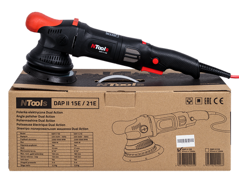 NTools - Dual action polisher with a stroke of 15mm DAP II 15E