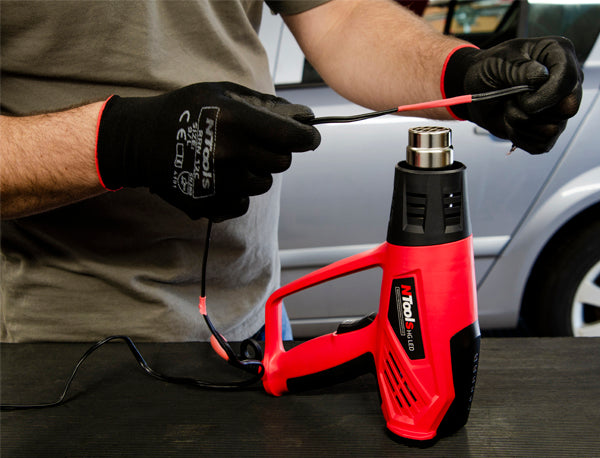 NTools - Heat gun with temperature control and LED indicator HG LED