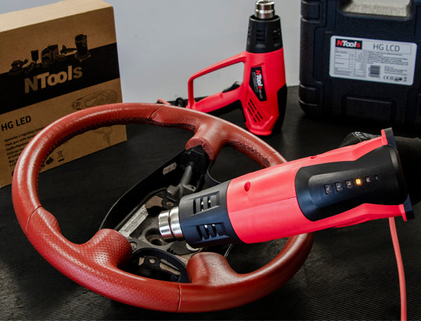 NTools - Heat gun with temperature control and LED indicator HG LED