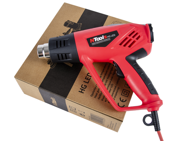 NTools - Heat gun with temperature control and LED indicator HG LED