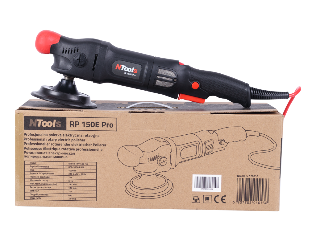 NTools - Professional rotary electric polisher RP 150E Pro