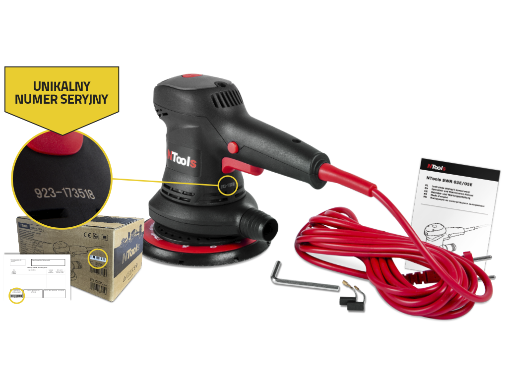 NTools - SWR 03E Electric random orbital sander SWR