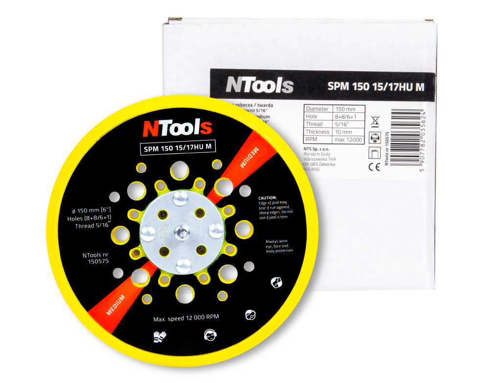 NTools - Sanding pad multihole SPM 150 15/17HU M