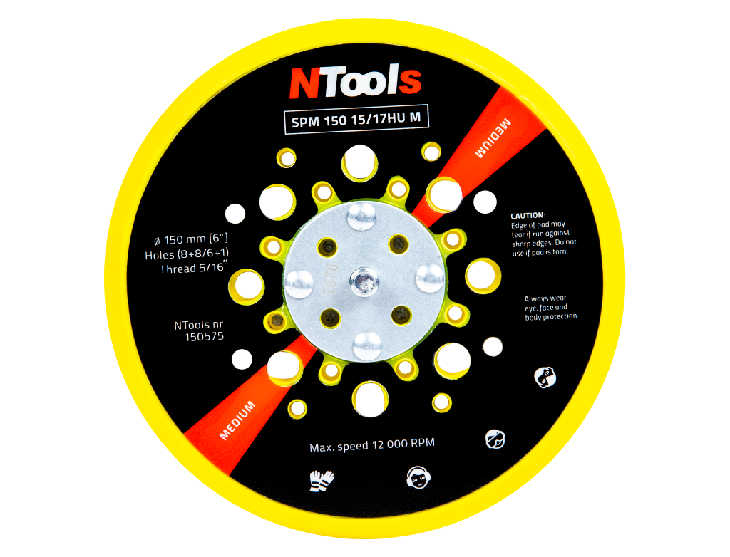 NTools - Sanding pad multihole SPM 150 15/17HU M