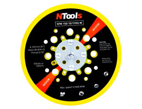 NTools - Sanding pad multihole SPM 150 15/17HU M