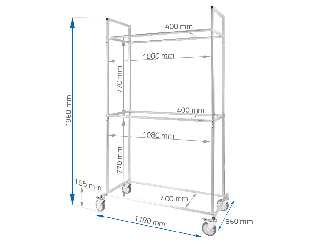 NTools - Mobile tire rack Tire Stand Max