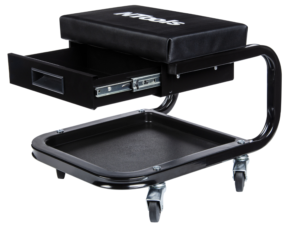 NTools - Mobile seat with storage drawer MSWS