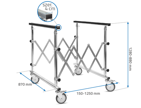 NTools - Mobile telescopic stand for elements MS