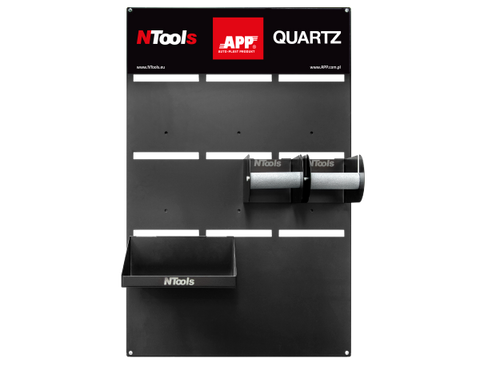 NTools - Abrasive board, with 2 roll holders and 1 shelf MS TAB