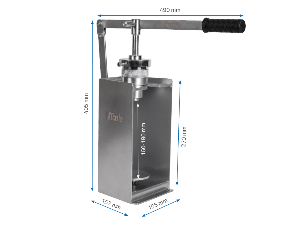 NTools - Manual punching machine for spray filling 400 ml MR 5