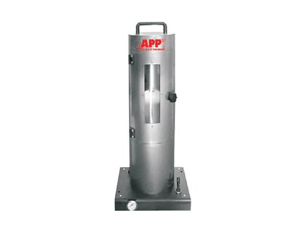 APP - Pneumatic punching machine for spray filling 150-400ml MR 2