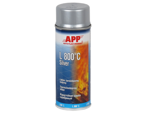 APP - Heat-resistant paint L 800°C Silver Spray