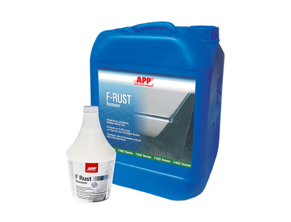 APP - Preparation for removing flying rust from painted surfaces APP F RUST Remover