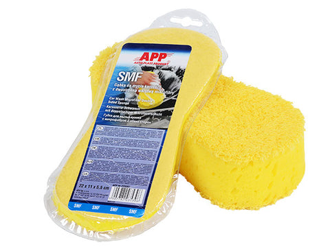 APP - Sponge for cleaning vehicle bodies with a layer of microfiber APP SMF