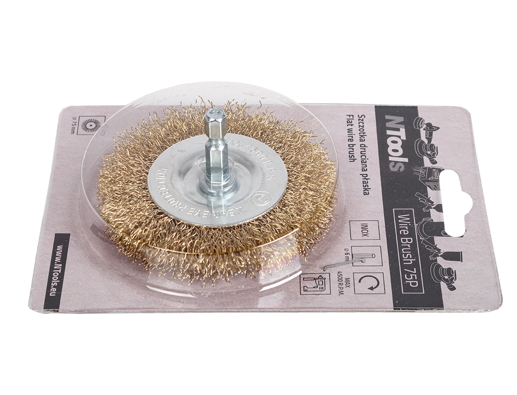 NTools - Flat wire brush Wire Brush 75P