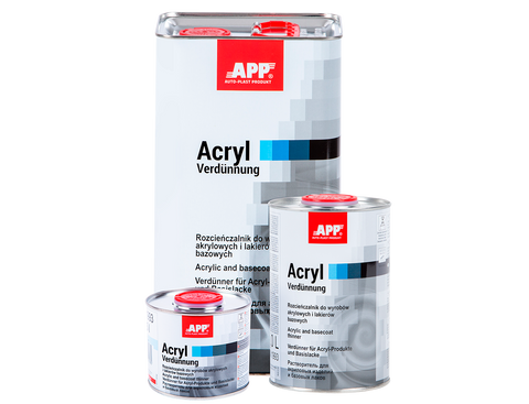 APP - Acryl Thinner for acrylic products and basecoats Acryl Verdunnung