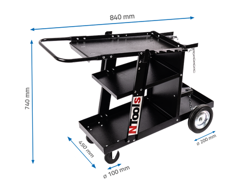 NTools - Trolley for spotter compact and welding equipment NTools WZ120