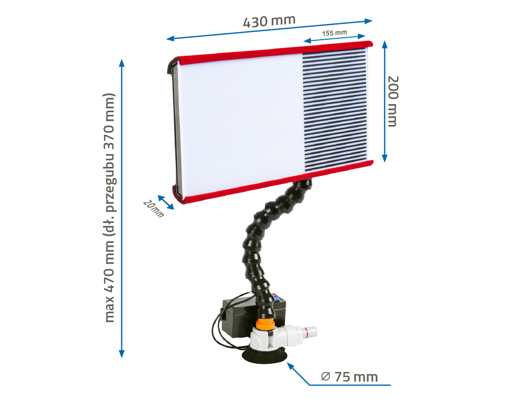 NTools - Shadow lamp with suction cup, 6 LEDs NTools LC 420