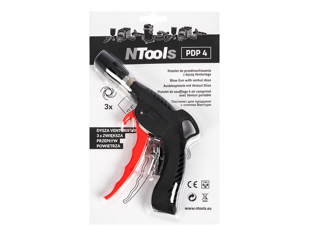 NTools - Blow Gun with venturi dose (plastic) NTools PDP 4