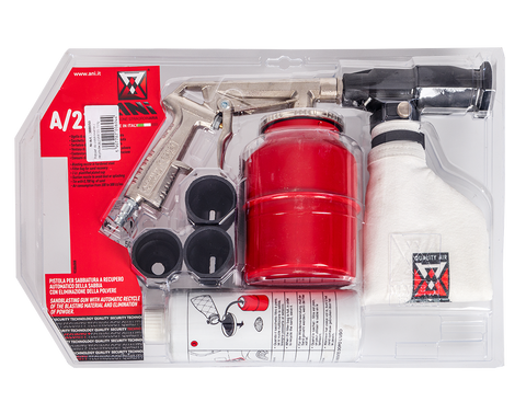 NTools - Spray gun with recirculation (700g FREE corundum) NTools A211