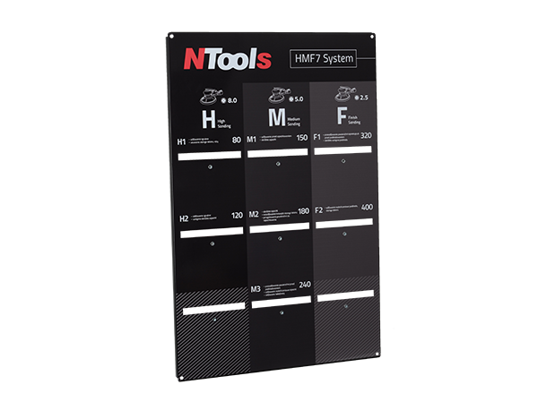 NTools - Board system for sanding discs HMF 7 TAB