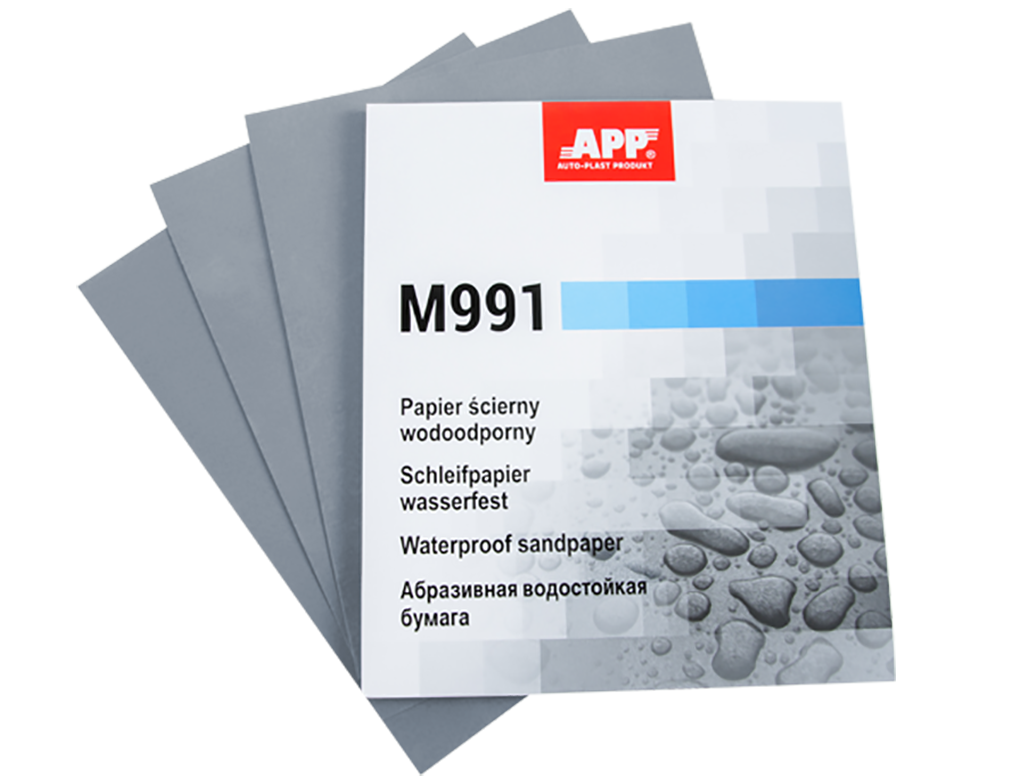 APP - Waterproof sandpaper M991 230mm x 280mm 50pcs